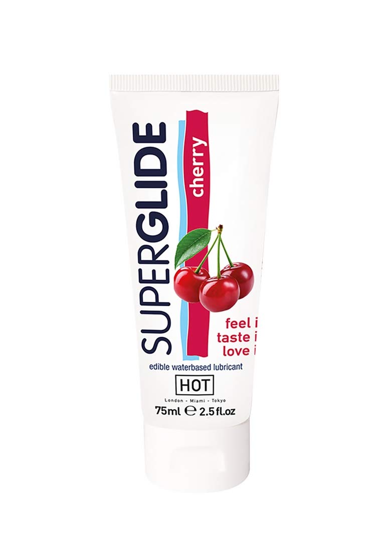 Superglide Edible Lubricant - Waterbased Cherry 75 ml — image 1