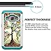 J1 2016 Case, Galaxy Amp 2 Case, Galaxy Express 3 Case, UrSpeedtekLive [Drop Protection] Dual Layer Hybrid Defender Phone Cover Case for Samsung Galaxy J1 (2016) / Express 3 / Amp 2 - Love Tree