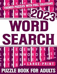 Word Search Puzzle Book For Adults: Large Print
