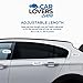 Car Lovers Care Window Shade UV Protection for Your Baby and Auto Interior. Universal Rear Window Sun Shades Fit Most Cars and SUV. Easy to Install Sunshades, Roll Down Your Windows.