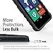 Fosmon [RUGGED] Nokia Lumia 630, Nokia Lumia 635 Case - HYBO-RAGGED Heavy Duty Hybrid Protective Cover with Kickstand - Retail Packaging (Black)
