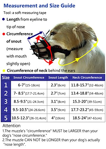 image for Barkless Dog Muzzle,Soft Basket Muzzles for Dog, Best to Prevent Bitin