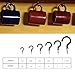 KUUQA Cup Hook Kit Black Vinyl Coated Ceiling Screw Mug Hooks, 70 Pieces, 6 Sizes