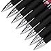 uniball Signo 207 Gel Pen, Retractable, Medium 0.7 Mm, Assorted Ink Colors, Black Barrel, 8/pack
