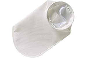 Felt Liquid Filter Socks Bag 1/5 /10/50 Micron 7 Inch Ring by 16 Inch Long Industrial Filter Bags - 1Pack (25 Micron7" x 16")