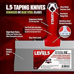 10" Big Back Taping Knife | LEVEL5 | Blue Steel