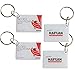 HAIFUAN Mifare Key Chain Cards for HFAS200MF, HFAM10,HFAS100MF, HFA6300D, 6PCS