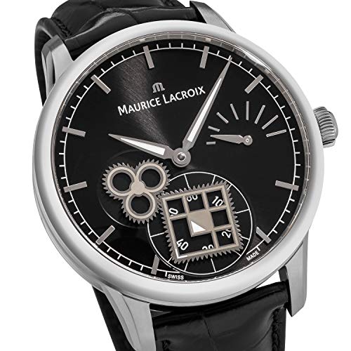 Reloj Maurice Lacroix Masterpiece Square Wheel, Carga Manual, Cocodrilo, 43mm - Imagen 8