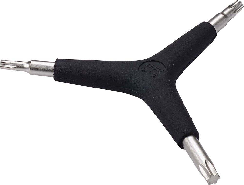 Bbb Cycling ComboStar BTL-28C Cycling Bike Combination Set Hex and Torx Key Portable Triple Repair Star 3-in-1 Bicycle Tool 4-5mm, Schwarz