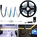 HitLights 16.4FT RGB LED Strip Lights 5050 Color Changing LED Light Strips Kit with Remote Control, Power Supply for Home Room Kirchen Decoration
