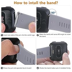 Wepro Replacement Bands Compatible with Fitbit