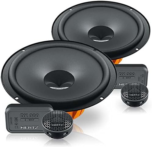 Hertz Dieci Speaker 2-Way Component 165 mm/Boxes for Dodge Challenger 08- Front or Rear Compartment