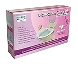 Vagi- Sitz Bath Kit, Disposable Sitz Bath Kit for Vaginal Discharge, Infection, Odor, or Dryness; Disposable & Sanitary Sitz Bath for After Birth, 6ct/pack, Includes Epsom Salt and Himalayan Pink Salt