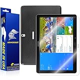 ArmorSuit Samsung Galaxy Note Pro 12.2 Screen Protector MilitaryShield + Black Carbon Fiber Skin Wrap Back Film Protector For Galaxy Note Pro 12.2