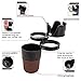 Arrowoods Car Cup Holder: 5-in-1 Car Cup Holder Expander for Phone, Sunglasses, Keys, Coins, Paper Cups, and Light Drinks,