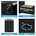 DEVAISE 3-Drawer Mobile File Cabinet with Anti-tilt Mechanism,Legal/Letter Size,Black