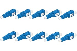 FLYPROFiber- 7dB LC Attenuator LC/UPC SM Single Mode Fixed Fiber Optic Attenuator, Male-Female, 10pack