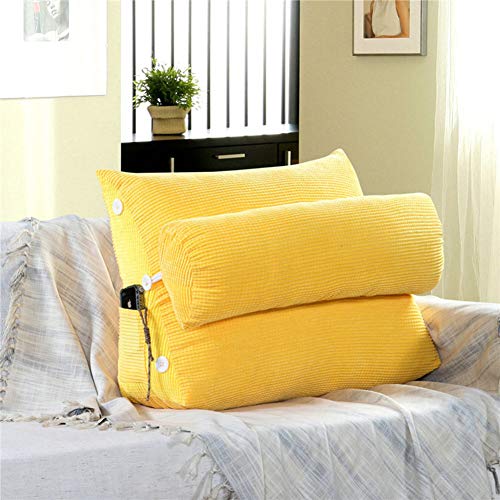 Yhjxyl Triangular Wedge Pillow Adjustable Bed Head Wedge Cushion