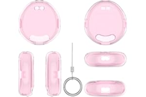 Protective Case for Tamagotchi Uni, Mini Box Portable Shockproof Protective Cover Sleeve (Transparent Pink)