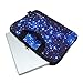 ICOLOR Blue Starry 9.7 10 Inch Laptop Carrying Bag Neoprene Travel Briefcase Portable Ultrabook Sleeve Case with Handle (IHB10-03)