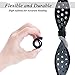 GEAK Adjustable Sports Replacement Bands for Fitbit Charge 2 3Pack Large Sport Black/Classic Black/Diamond Black