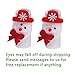 LimBridge 16pcs Christmas Chair Socks, Elastic Chair Leg Feet Floor Protectors Covers Set, Fit Girth from 4