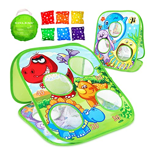 Outdoor Indoor Bean Bag Toss Game for Toddlers Fun Birthday Holiday