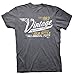 Vintage Racing 1975 T-Shirt, 50th Birthday Gift for Men, Aged to Perfection, Dk. Heather, Medium