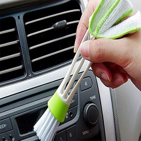 Amazon Co Jp 19自動車の掃除機diyプラスチックカーエアコンの通気口ブラインドクリーニングブラシ用シリーズアクセサリー 車 バイク