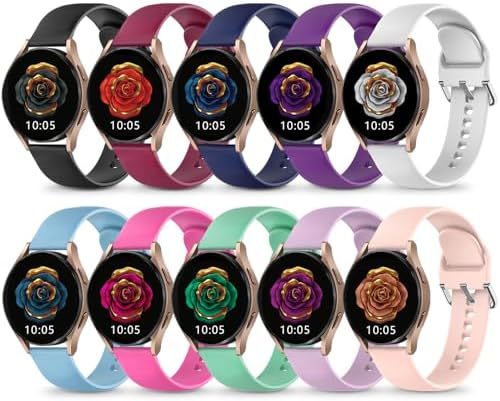 HSWAI 10 Pack Compatible with Samsung Galaxy Active Watch Bands
