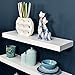 WELLAND Chicago Floating Wall Shelves, 36 Inches, White