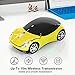ASHATA Wireless Mouse, 2.4G Sport Car Shaped Bluetooth Optical Mouse with USB Receiver, 1600DPI for PC Desktop Laptop Tablet Gaming Office(Yellow)thumb 2