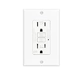 1-Pack GFCI Outlet 15 Amp WR TR White – Tamper
