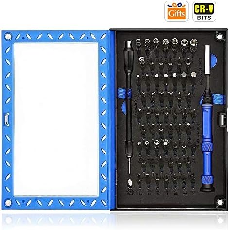 63 In 1 Precision Screwdriver Set, Fixinus 59 Magnetic Bits Driver Kit with Opening Pry Spudgers Tool for iPhone Laptop Macbook, Xbox, Thomas Toys Repair Tool Kit