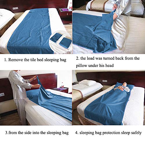 Sleeping Bag Liner Travel Camping Sheet Lightweight Hotel Sheet Compact