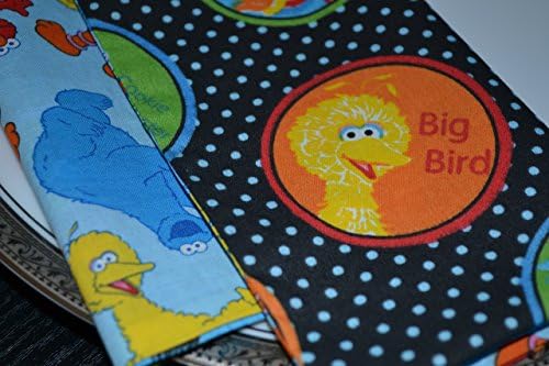 Sesame Street Friends Reversible Cloth Napkins/Set of 4