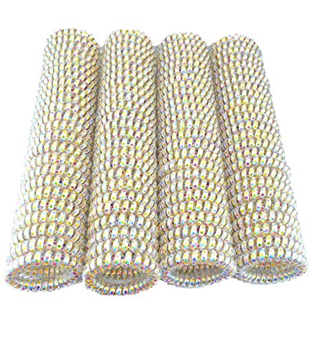 5.5cm Lot 5Pcs Dot Colorful Hair Accessories Telephone Cord Phone Plastic Strap Hair Band Hair Rope Hair Ties Headbands Katoot - Thumbnail 2