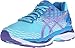 ASICS Women's Gel-Nimbus 18 Running Shoe, Turquoise/Iris/Methyl Blue, 9 M US