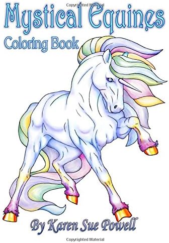 Mystical Equines: Horse Lovers Coloring Book Paperback – August 2, 2016