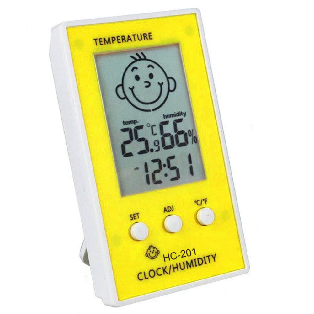 Toilette De Bebe Thermometre De Bebe Humidite Moniteur De Temperature Dhumidite Avec Sourire Emotion Triste Hygrometre Numerique Lcd Pour Chambre De Bebe Le Bain Genesis Gs Com