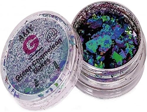 The Edge Nails - Amy G Nail Art Collection - Chameleon Flakes - Green - 0.1g (3003018)