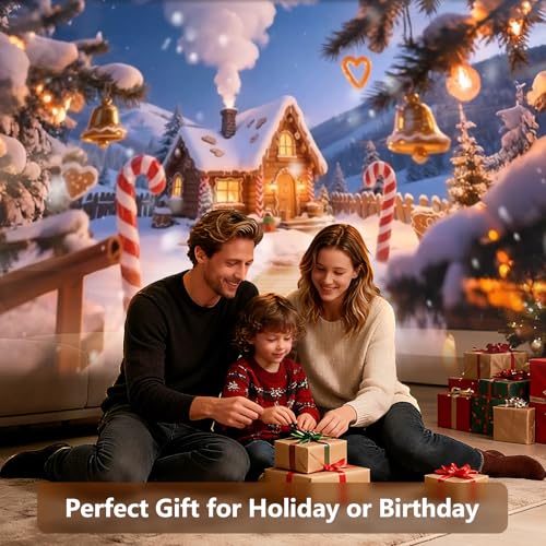 Dnenellr Galaxy HD 3D Ceiling Star Projector, Professional Planetarium Projector with Bluetooth Speaker, 60 Themes, Aurora Borealis Lamp for Children and Adults Room Gift (Gris)