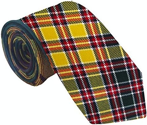 100% Wool Authentic Traditional Scottish Tartan Neck Tie - Jacobite Modern