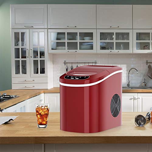 GOPLUS Eiswürfelmaschine, Eiswürfelbereiter, Eiswürfelmaschine, 12kg Eiswürfel 24h, 6-13 Minuten Produktionszeit… – Bild 7