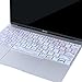 MOSISO Silicone Keyboard Cover Compatible with MacBook Pro 13 inch, Pure Pink and Pure White