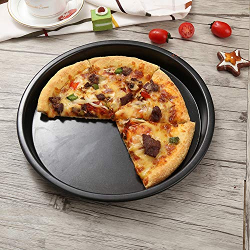 8 inch ronde pizzaplaat, non-stick pizza pan voor oven koolstofstalen bakpan keukenaccessoires - Afbeelding 5
