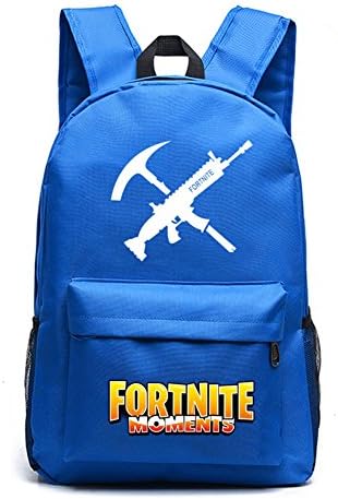 Homekit Fortnite Backpack Boys Schoolbags Lunch Bag for Teenagers Travel Daypack for Sports Hiking Middle School Book Bag (deep blue)