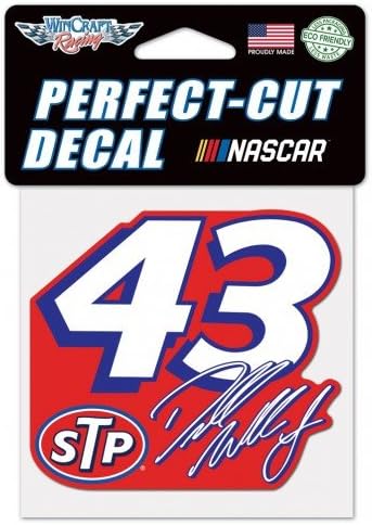 Winccraft Bubba Wallace #43 Decal - 4"x4" Die Cut Decal
