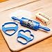 Zak Designs Lets Bake! Rolling Pin and Cookie Cutters for Cooking with Kids, Paw Patrol