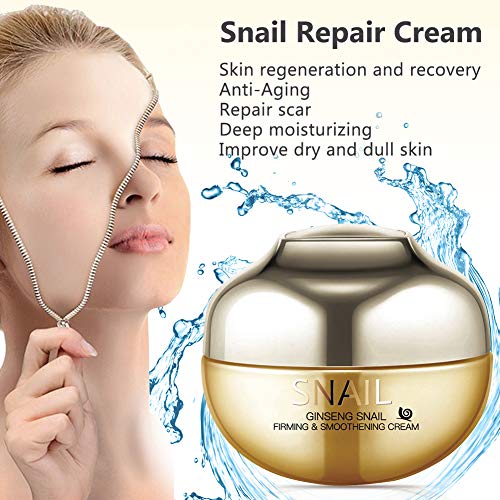 Schneckencreme, Schnecke Feuchtigkeitscreme, Anti Aging Creme, Gesichtscreme mit Schnecken-Extrakt mit Anti-Aging und… – Bild 3